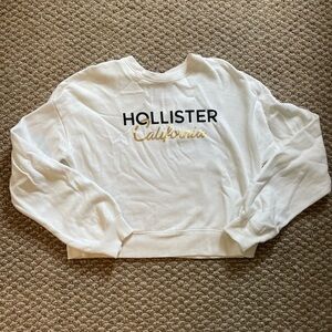 Hollister crop crew neck